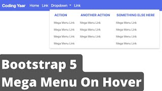 Responsive Mega Menu Using Bootstrap 5 Create Multi Level Dropdown Menu Responsive Mega Menu Using Bootstrap 5 Create Multi Level Dropdown Menu