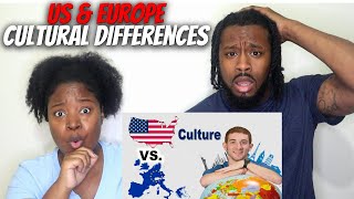 AMERICAN COUPLE REACTS "18 Cultural Differences Between the USA and EUROPE"
