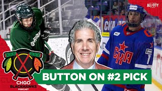 Demidov or Levshunov? Blackhawks big NHL Draft decision with Craig Button | CHGO Blackhawks Podcast