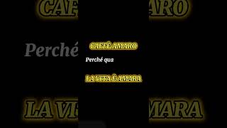 CAFFÈ AMARO - RRARI DAL TACCO #lyrics #vibes #music