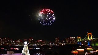 （Music付）お台場レインボー花火 2016.12.24 Odaiba Rainbow Fireworks in Tokyo