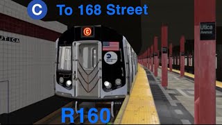 OpenBVE: R160 C train from Euclid Avenue to 168 Street