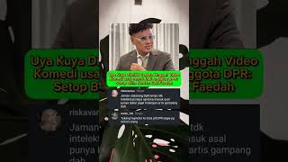 Uya Kuya Dikritik  Unggah Video Komedi usai Resmi Jadi Anggota DPR: Setop Bikin Konten Gak Faedah