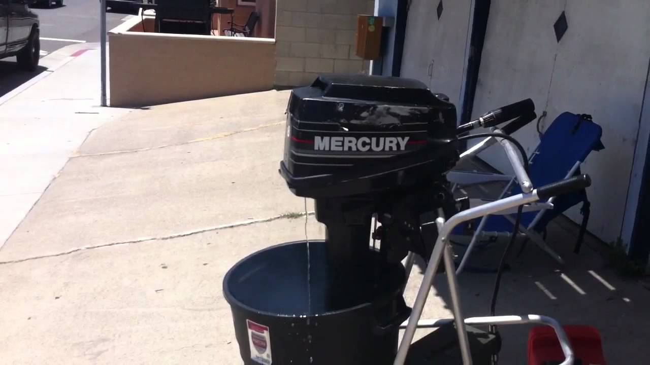 98 Mercury 8hp 2 Stroke Outboard - YouTube