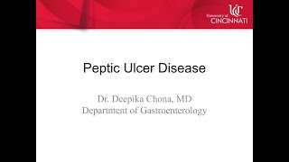 Fellow Chalk Talk Peptic Ulcer Disease