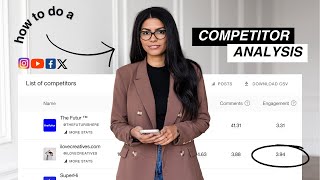 How to Do a Competitor Analysis on Social Media
