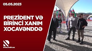 Prezident və birinci xanım Xocavənddə - Tuğ kəndindəki turizm layihələri barədə məlumat verilib