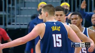 【NBA Clip】🃏Nikola Jokic hit the DAGGER 3 to WIN the game｜金塊 阿肥 投進關鍵致勝三分球