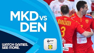 HIGHLIGHTS | MKD vs DEN | Round 3 | Men's EHF EURO 2022 Qualifiers