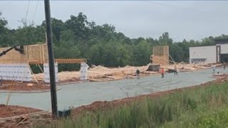 Building collapse in Greensboro