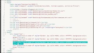 Bootstrap v.4 - Order Columns