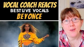 Vocal Coach Reacts to Beyonce Best LIVE Vocals