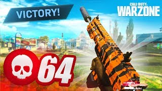 NEW RECORD! 64 KILL GAME in CoD WARZONE! (Best Classes / Loadouts)