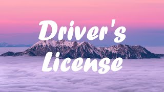 Olivia Rodrigo - Drivers License (lyrics clean)