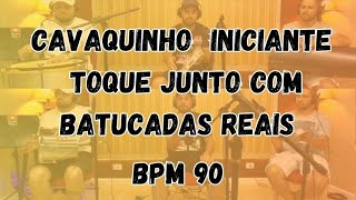 BATUCADA PARA ACOMPANHAMENTO SAMBA E PAGODE / BATUCADA BPM 90 #cavaquinhoparainiciantes