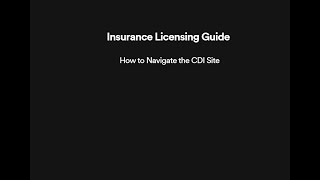 Insurance Licensing Guide Navigating the California Department of Insurance Site
