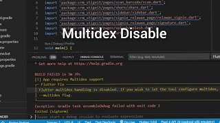 Fix Solution Multidex Error Flutter Solved