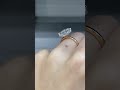 3.5ct radiant diamond two tone engagement ring