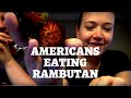 WHAT ON EARTH IS RAMBUTAN | Americans eating rambutan for the first time