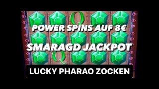 Lucky Pharao auf 8€ Power Spins Smaragd Jackpot 🤑 Merkur Magie Casino Spielothek Spielhalle zocken