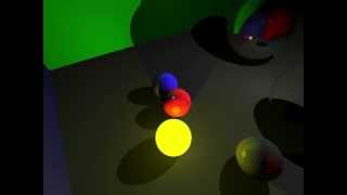 Real Time Raytracing with GLSL Shader