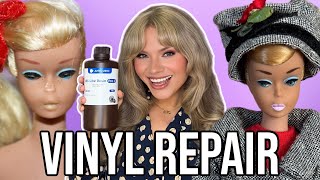 BARBIE NOSE NIP AND VINYL REPAIR! Make your dolls look AMAZING! BARBIE RESTORATION TUTORIAL!