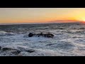 enoshima island japan 08 the crashing waves at sunset from iwaya bridge