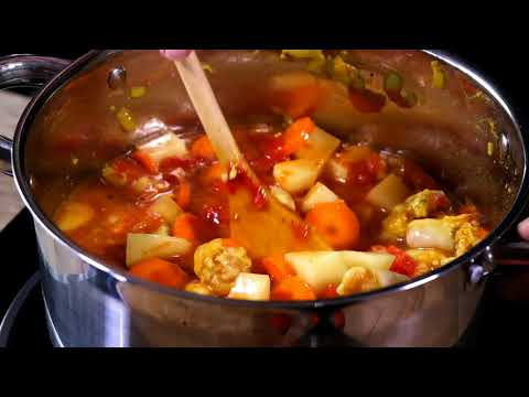 Curried Sausages & Pap Curried Sausages & Pap