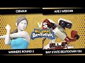 Bay State Beatdown 106 - Obwan (Wii Fit Trainer) vs APE | WEEGEE (ROB) - Winners Round 2