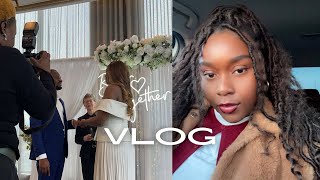 Weekly Vlog| Friends court wedding, GRWM, work etc.