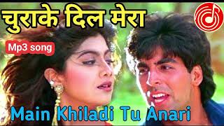 Chura Ke Dil Mera - JHANKAR BEATS | Mai Khiladi Tu Anari Movie song |💔Love Song💔| Akshay Kumar Song
