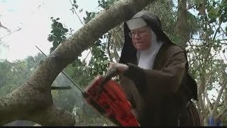 Viral chainsaw wielding nun from Irma clean up hails from SoCal