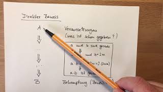 Direkte Beweise und indirekte Beweise