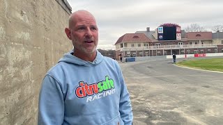 Burt Myers, who has won 97 times in the Modified Division, talks about the track changes