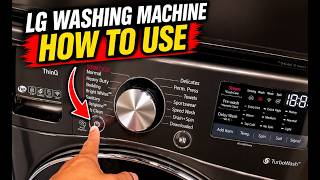 LG Washing Machine - How to Use