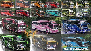 Mobil Bus Telolet Ratu Pandora, Zimat, Syifabella, Juragan Empang, Cekap Terang, Mayoret, king Rock