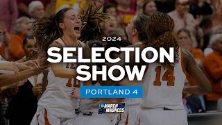 Women's 2024 NCAA tournament bracket - Portland 4