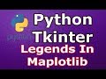 22 Python Tkinter Adding Legends To Matplotlib