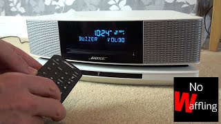 How to SET THE ALARM - BOSE Wave SoundTouch 4 Music Player