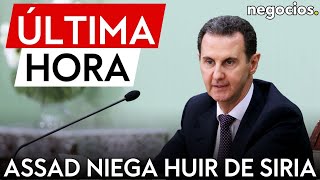 ÚLTIMA HORA | Primeras declaraciones de Assad: niega huir de Siria durante las batallas finales