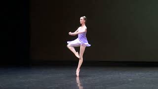 Līva Sofija Šēfere In the Final of the 6th International Baltic Ballet Competition