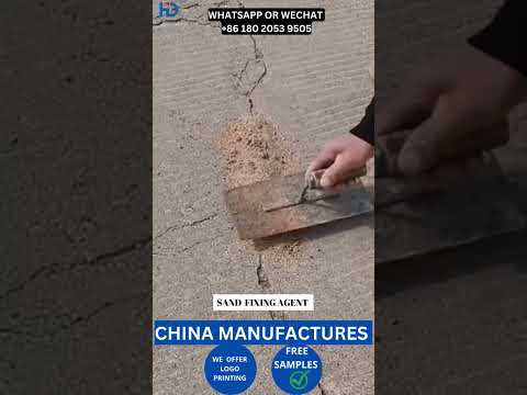 SAND FIXING AGENT ,CHINA MANUFACTURE CONTACT US TO ORDER - YouTube