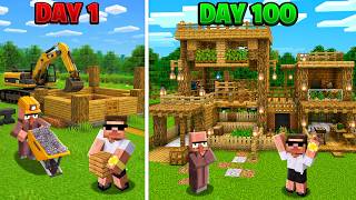 Building My Old House with Doorbin in Minecraft..