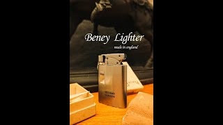 1951年代英国制造的古董打火机beney贝尼防风煤油机An antique lighter made in England in 1951