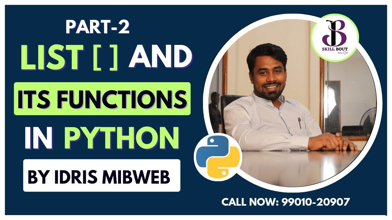 Built-in Functions Of List In Python (part-2) | By Idris Mibweb ...