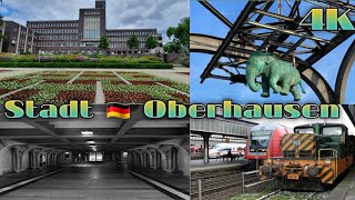 Oberhausen City(Stadt Oberhausen) | Walking Tour | 4K-HDR(60fps) | Germany(Deutschland) 🇩🇪 2023