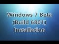 Windows 7 Beta Build 6801 : Install