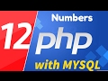 12 - PHP with MYSQL tutorial - beginner series - Numbers