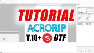 Guia Completa AcroRip V10 - DTF