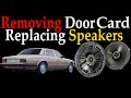 Jaguar XJ6 XJ40 Vanden Plas Door Panel Removal, Speaker Replacement.